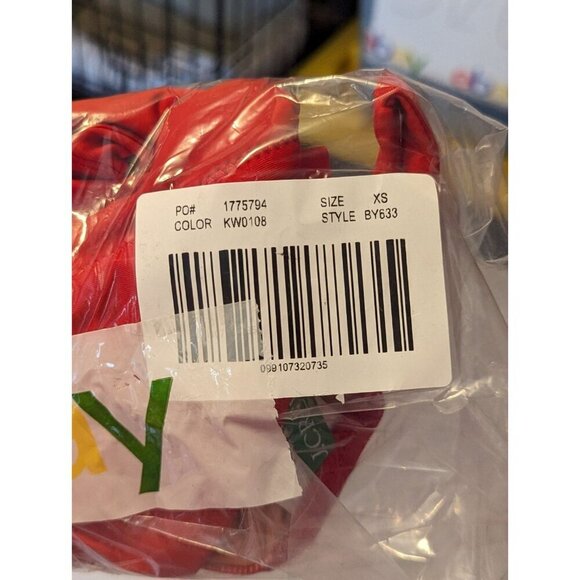 J Crew Women’s Halter Tie Neck Bikini Swim Top XS Red BY633 (888) - Picture 9 of 11